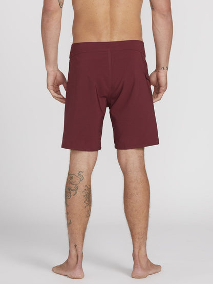 Lido Solid Mod 18" Boardshort - Pinot