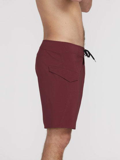 Lido Solid Mod 18" Boardshort - Pinot