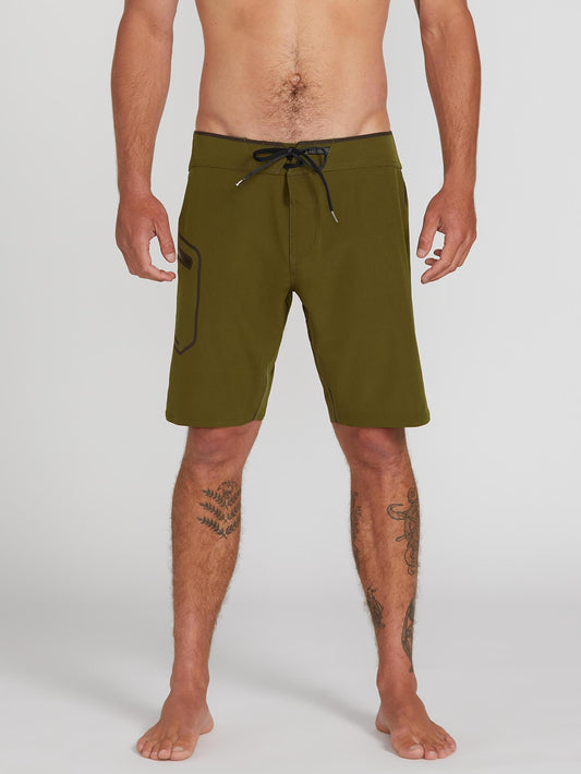 Deadly Plus Mod 20" Boardshort - Military