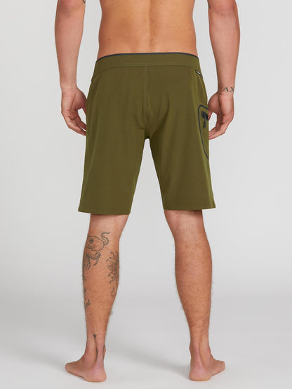 Deadly Plus Mod 20" Boardshort - Military