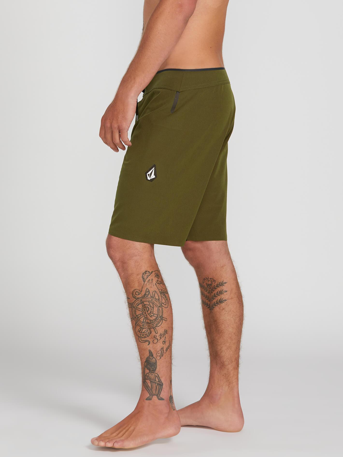 Deadly Plus Mod 20" Boardshort - Military