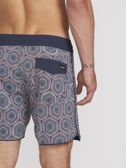 Sun Medallion 16" Boardshort - Navy