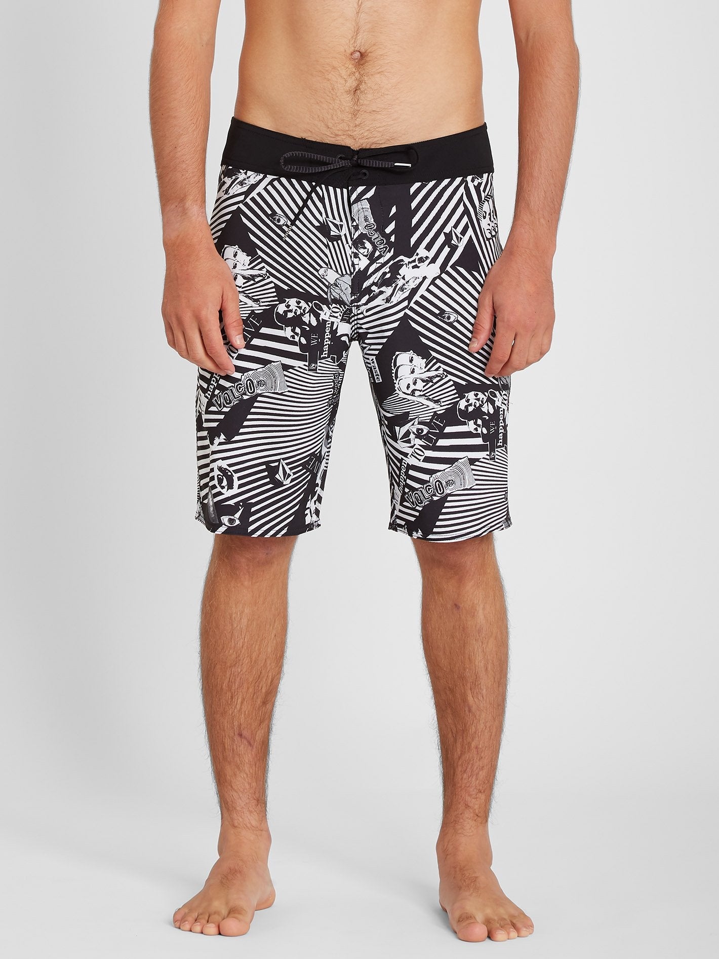 Mod Lido Print 20" Boardshort - Black