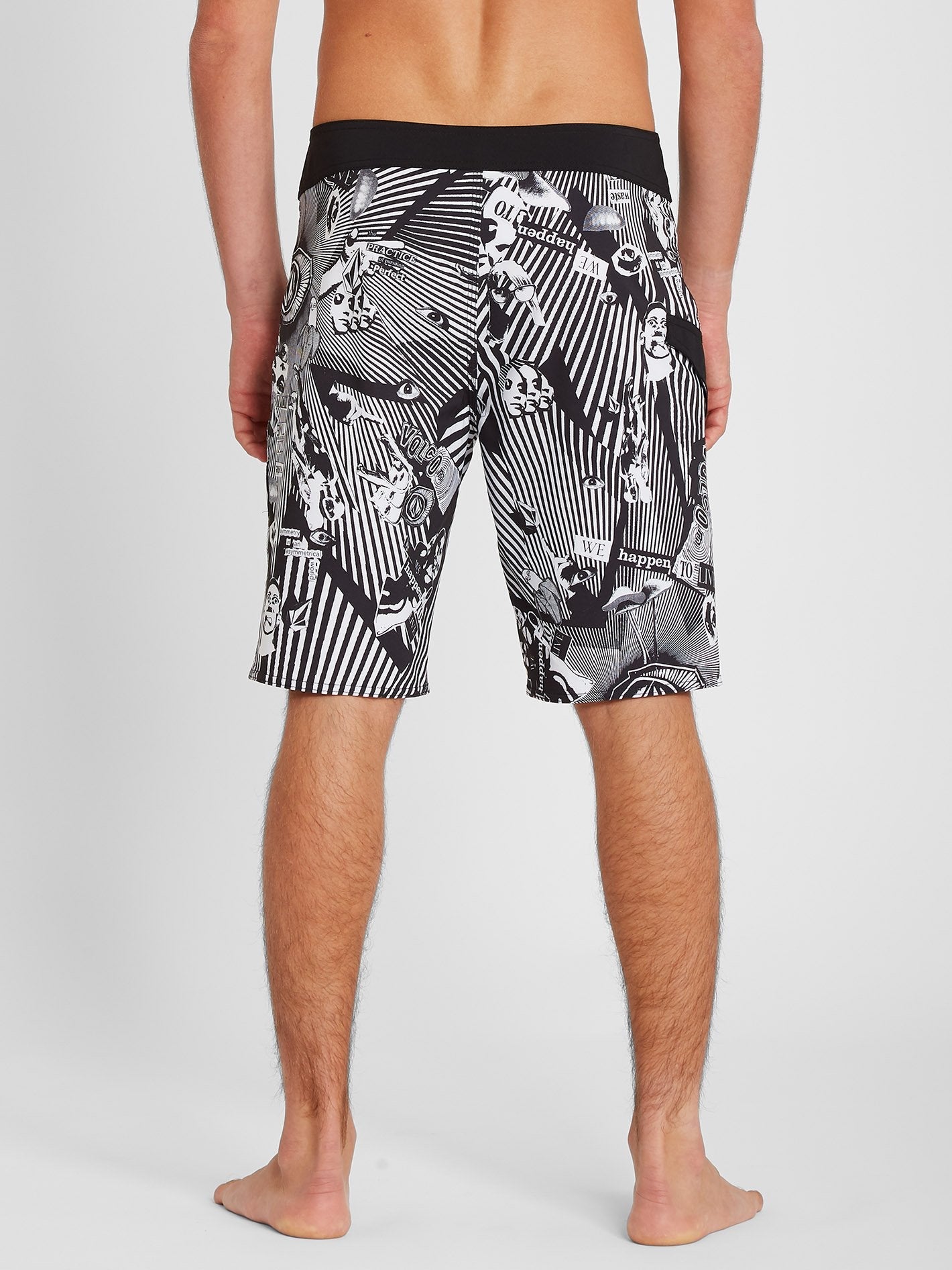 Mod Lido Print 20" Boardshort - Black