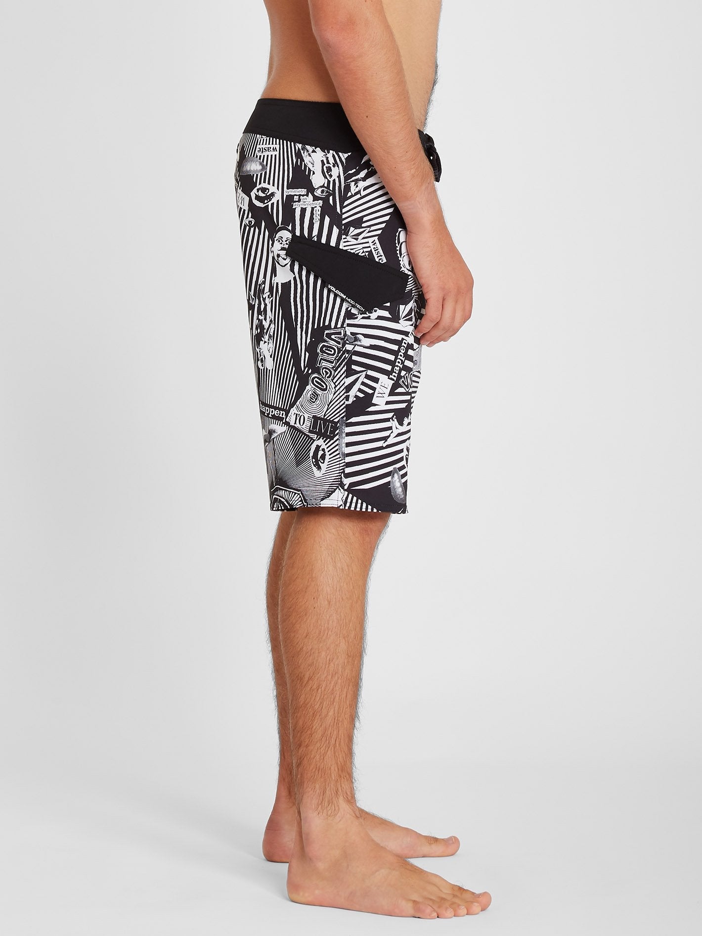 Mod Lido Print 20" Boardshort - Black