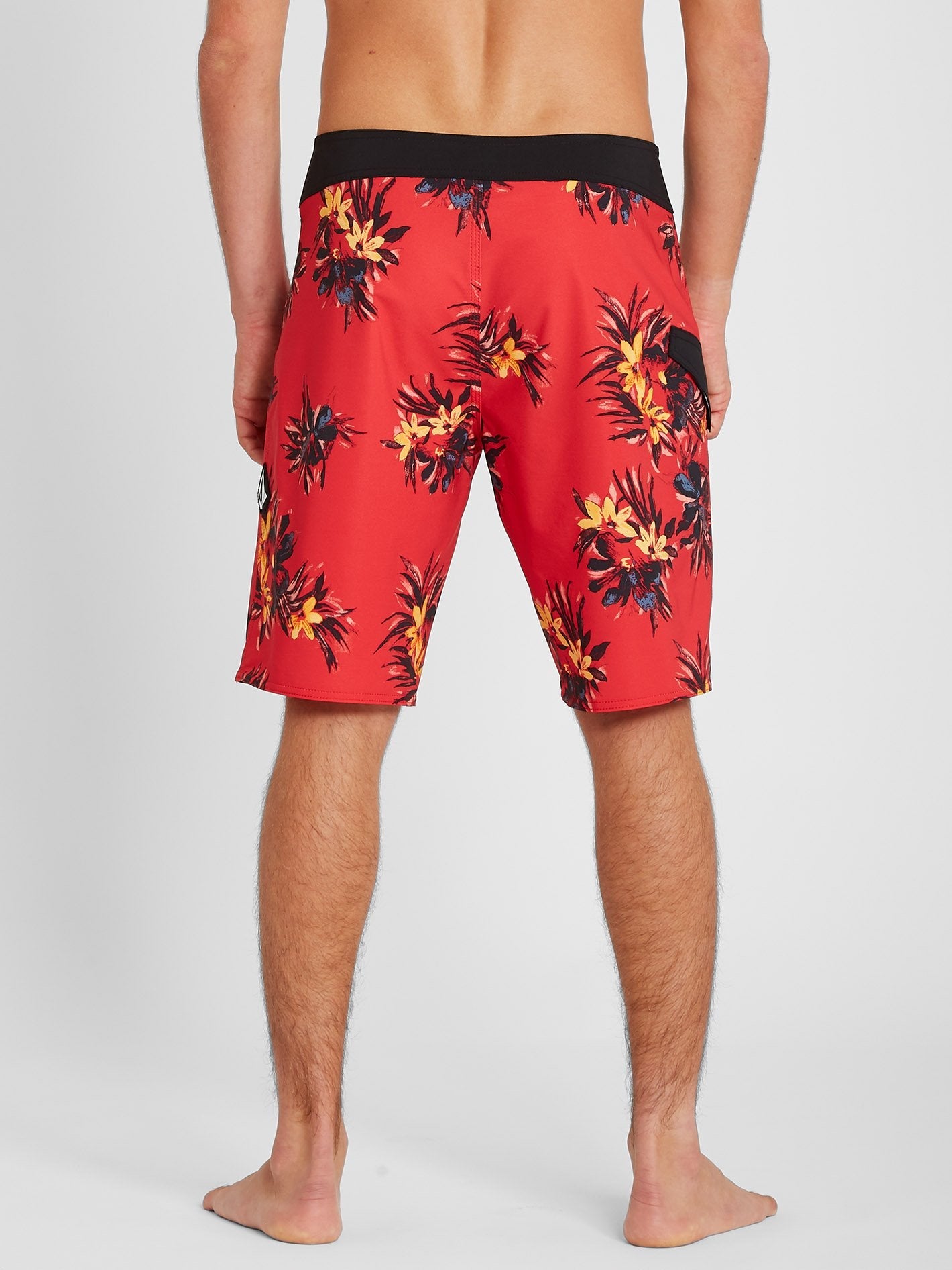 Mod Lido Print 20" Boardshort - Carmine Red