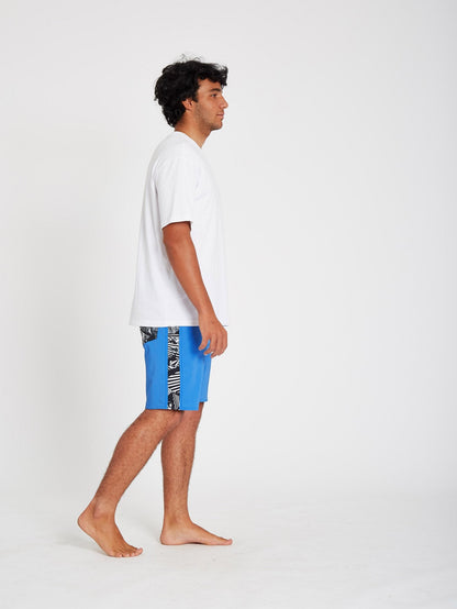 Mod Dead Lido 19" Boardshort - Ballpoint Blue
