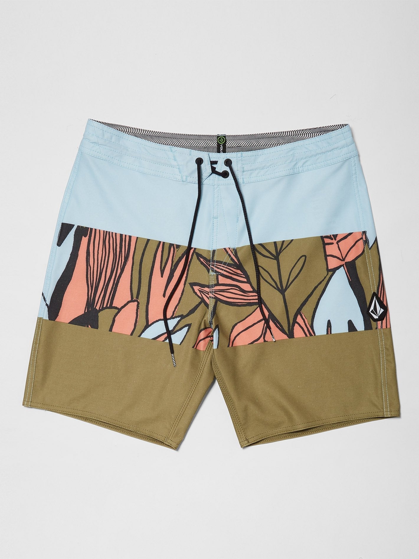 Tropic Blotter Panel 18" Boardshort - Old Mill