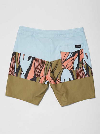 Tropic Blotter Panel 18" Boardshort - Old Mill
