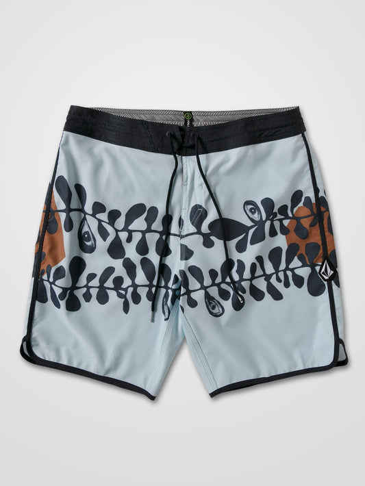 Sea Batik Scallop 19" Boardshort - Aether Blue