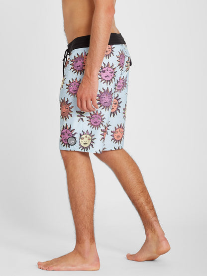 Ozzy Stoney 19" Boardshort - Aether Blue