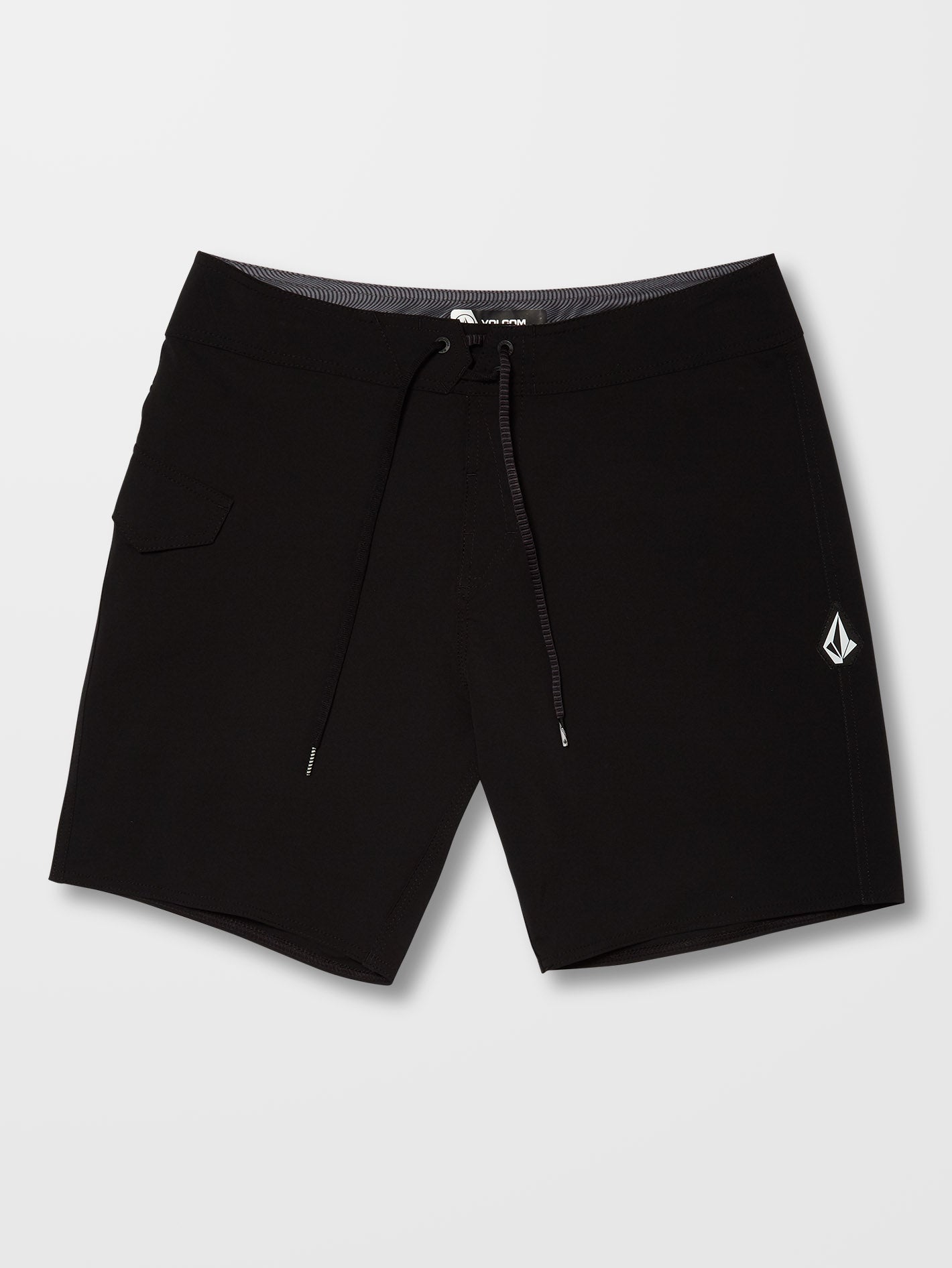 Lido Solid Mod 18" Boardshort - BLACK