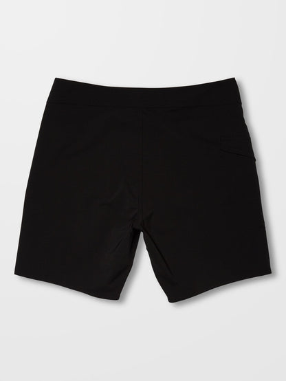 Lido Solid Mod 18" Boardshort - BLACK