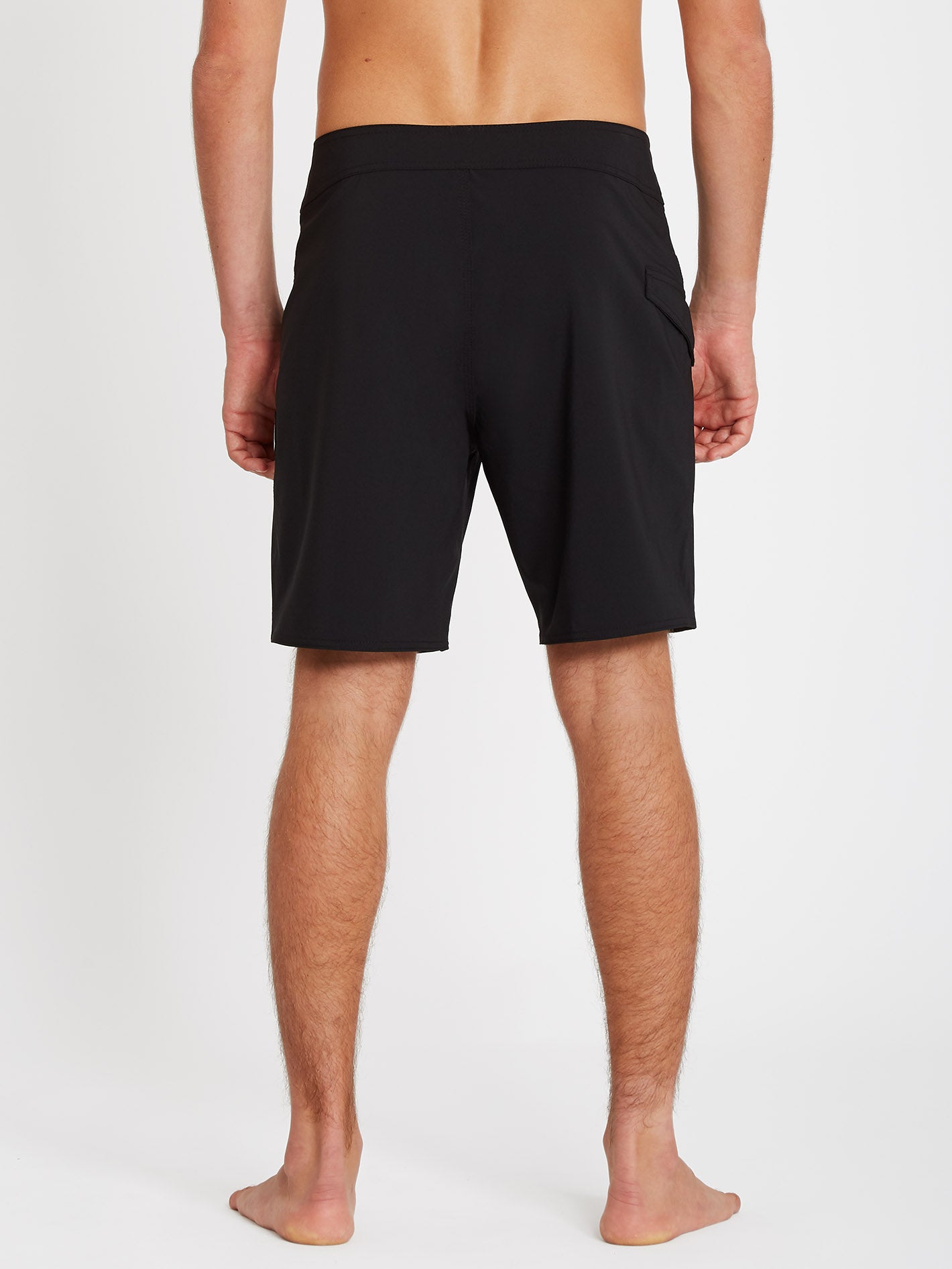Lido Solid Mod 18" Boardshort - BLACK