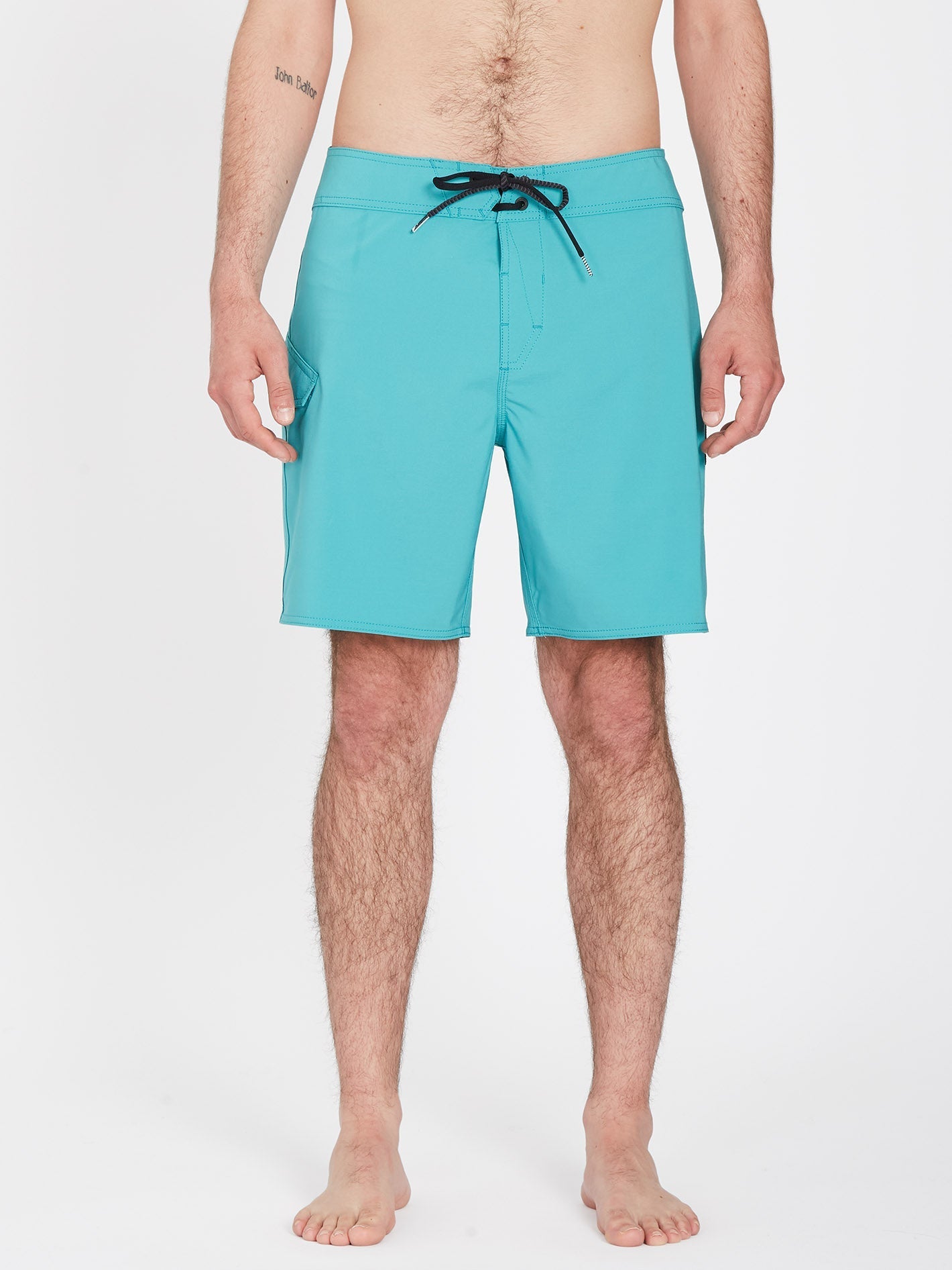 Lido Solid Mod 18" Boardshort - TEMPLE TEAL