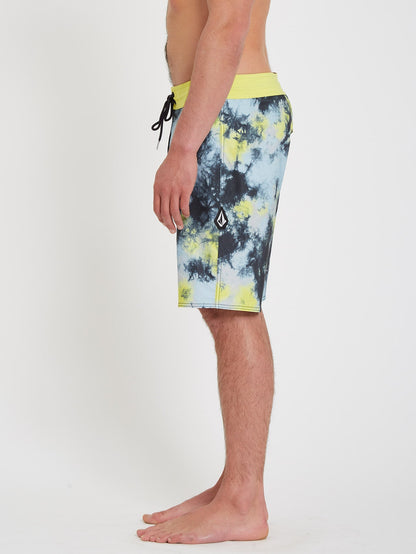 Saturate Stoney 19" Boardshort - LIME TIE DYE