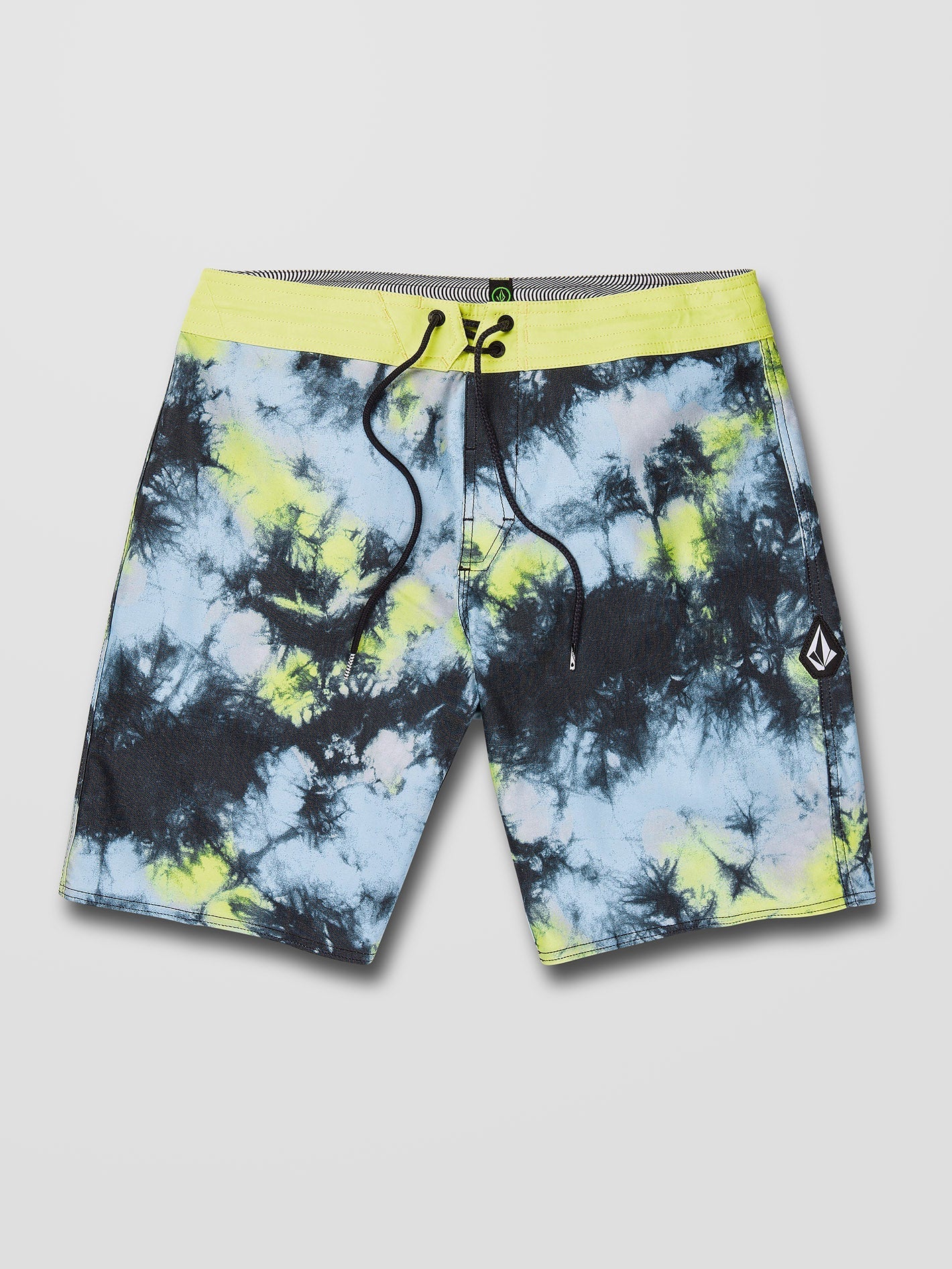 Saturate Stoney 19" Boardshort - LIME TIE DYE