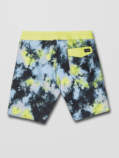 Saturate Stoney 19" Boardshort - LIME TIE DYE