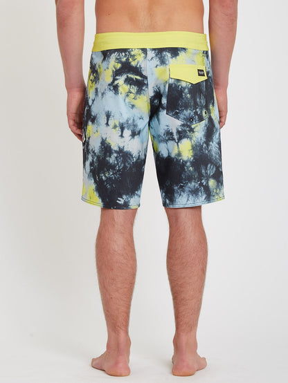 Saturate Stoney 19" Boardshort - LIME TIE DYE