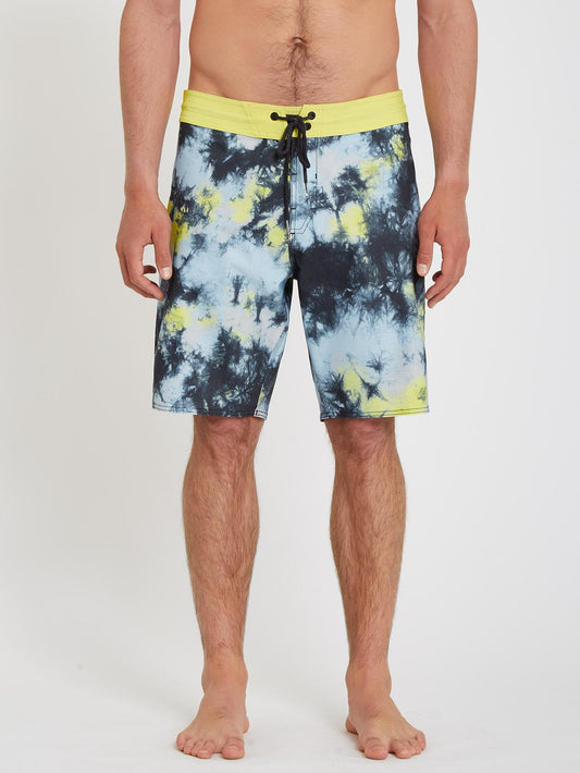 Saturate Stoney 19" Boardshort - LIME TIE DYE