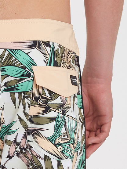 Scallop Mod-tech 19" Boardshort - MARTINI OLIVE