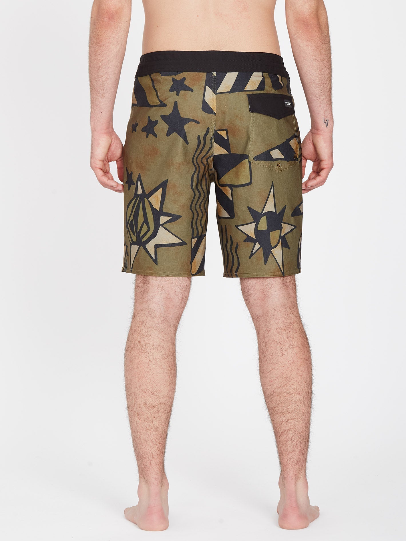 Geo Stoney 19" Boardshort - SERVICE GREEN