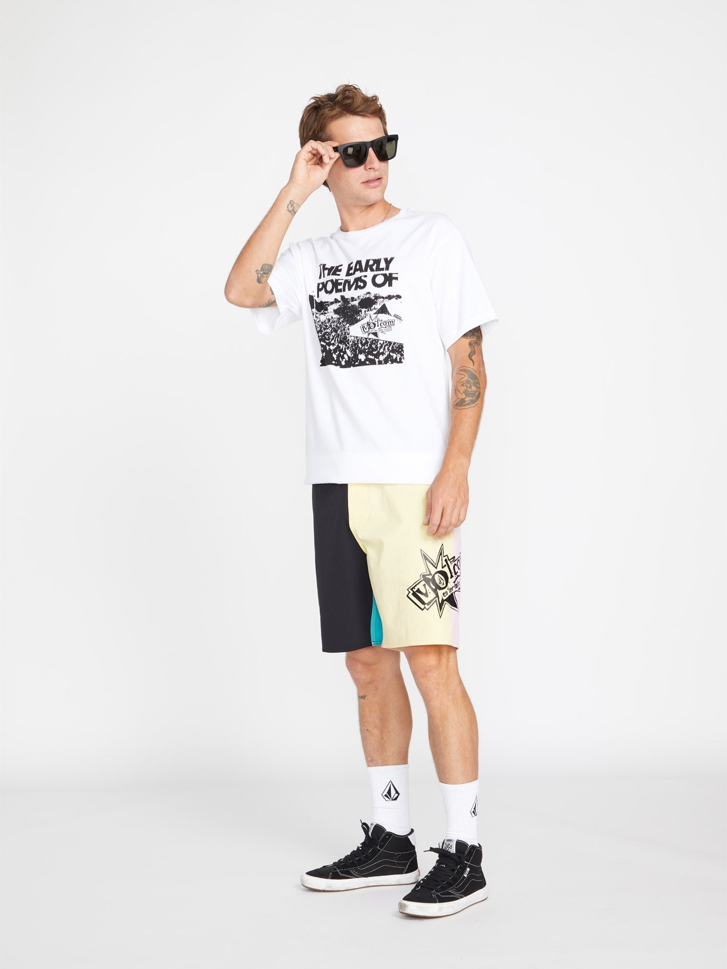 V Ent Liberators 18" Boardshort - DAWN YELLOW