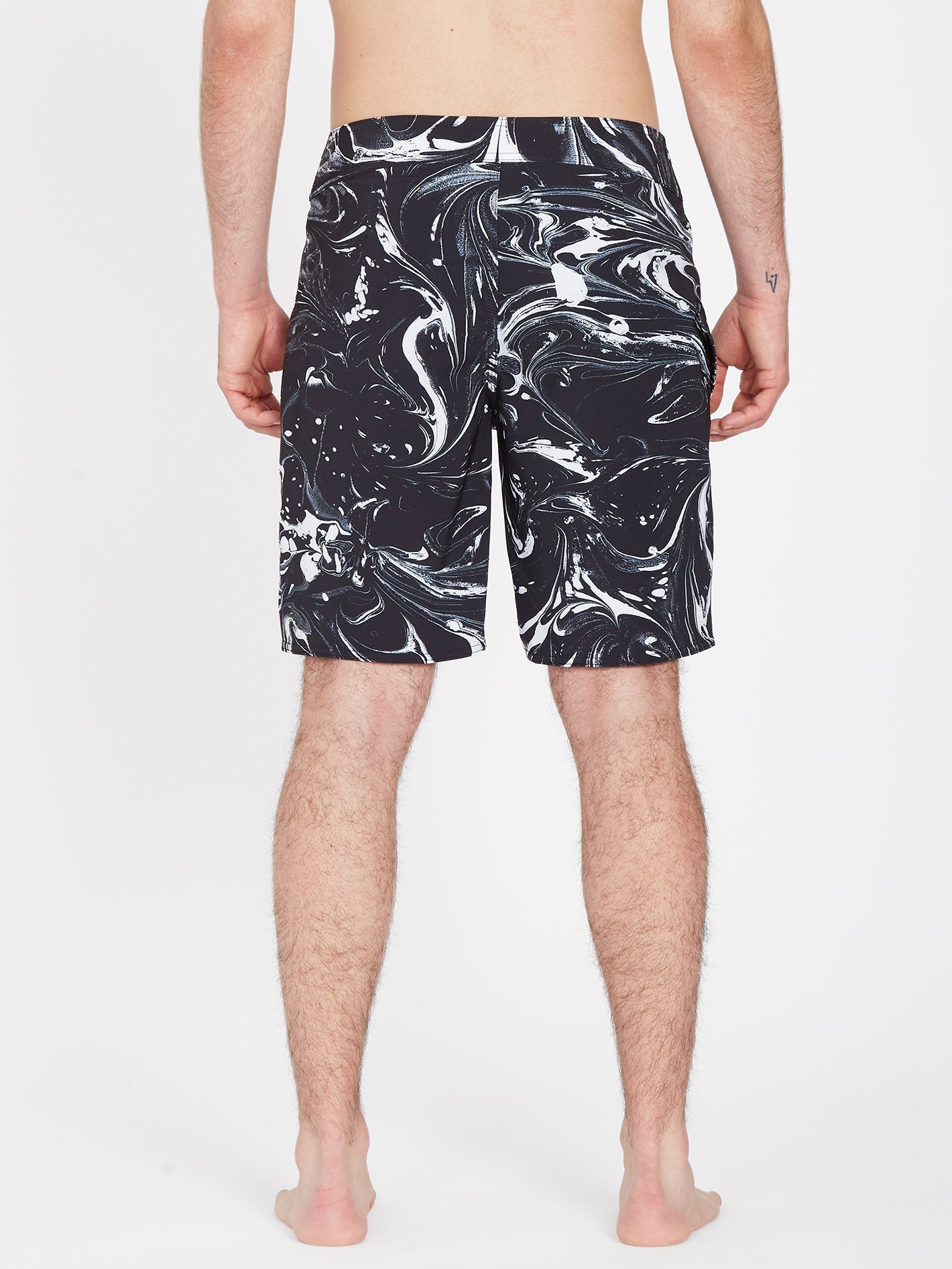 Marble Mod 19" Boardshort - BLACK