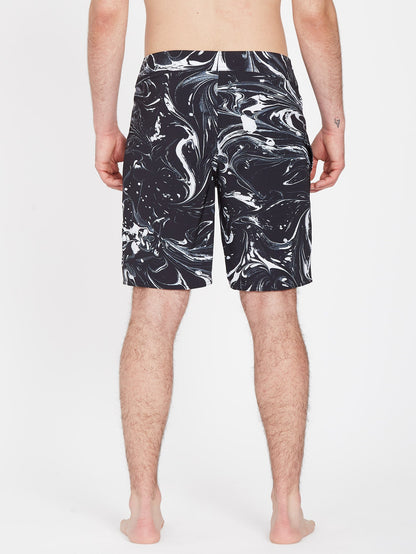 Marble Mod 19" Boardshort - BLACK
