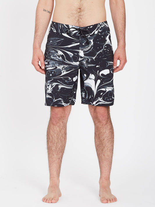 Marble Mod 19" Boardshort - BLACK