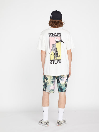 Skulli Wash Stoney 19" Boardshort - DAWN YELLOW
