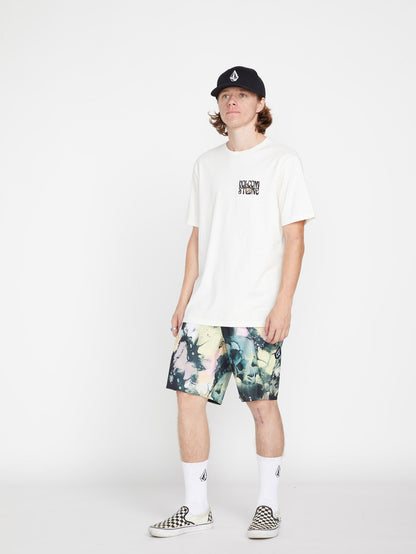 Skulli Wash Stoney 19" Boardshort - DAWN YELLOW