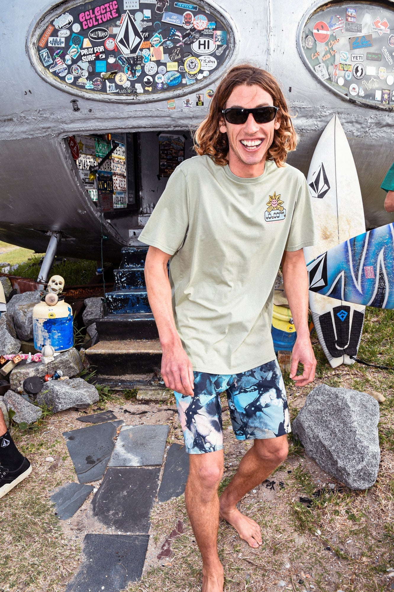 Skulli Wash Stoney 19" Boardshort - NAVY