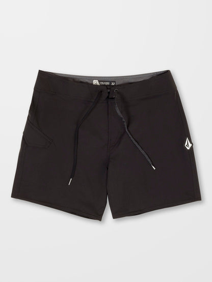 Lido Solid Mod 16" Boardshort - BLACK