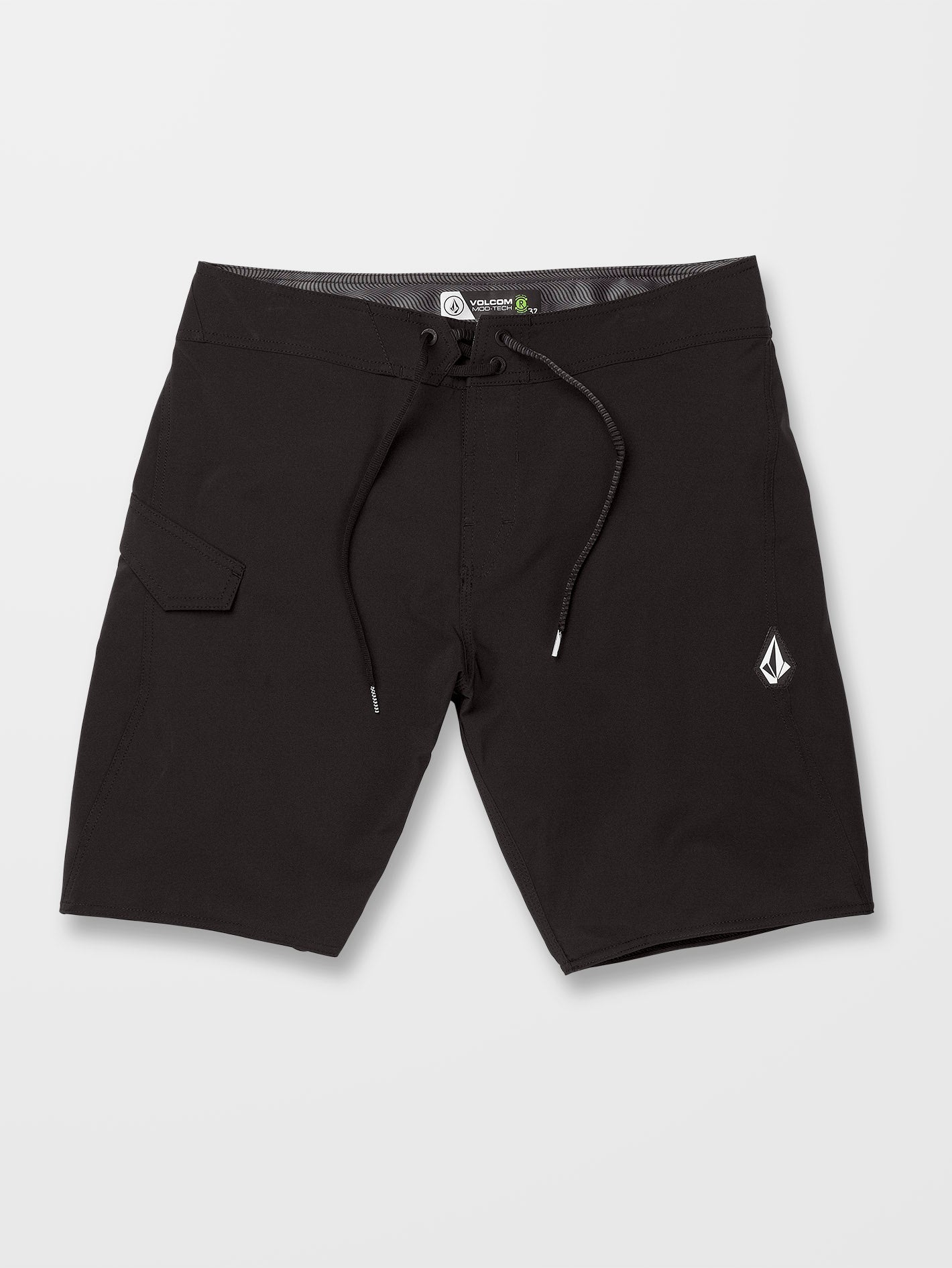 Lido Solid Mod 20" Boardshort - BLACK
