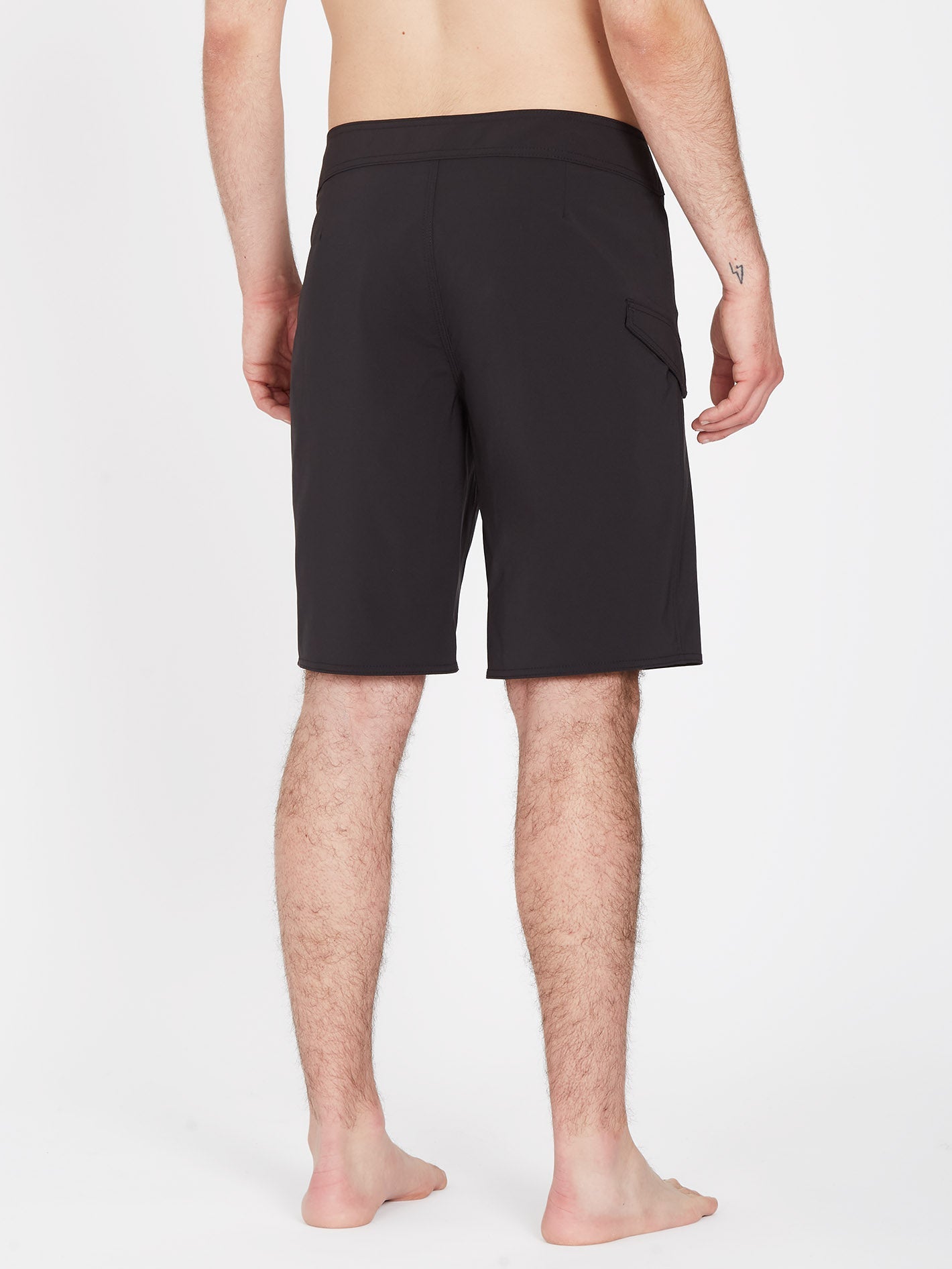 Lido Solid Mod 20" Boardshort - BLACK