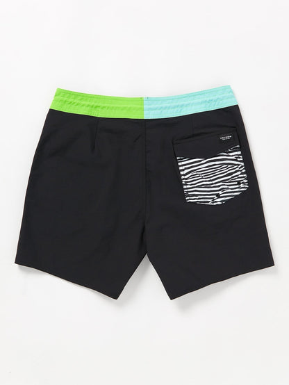 About Time Liberators 17" Boardshort - BLACK