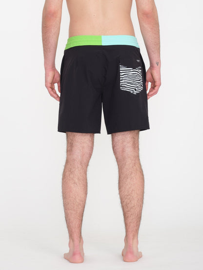 About Time Liberators 17" Boardshort - BLACK