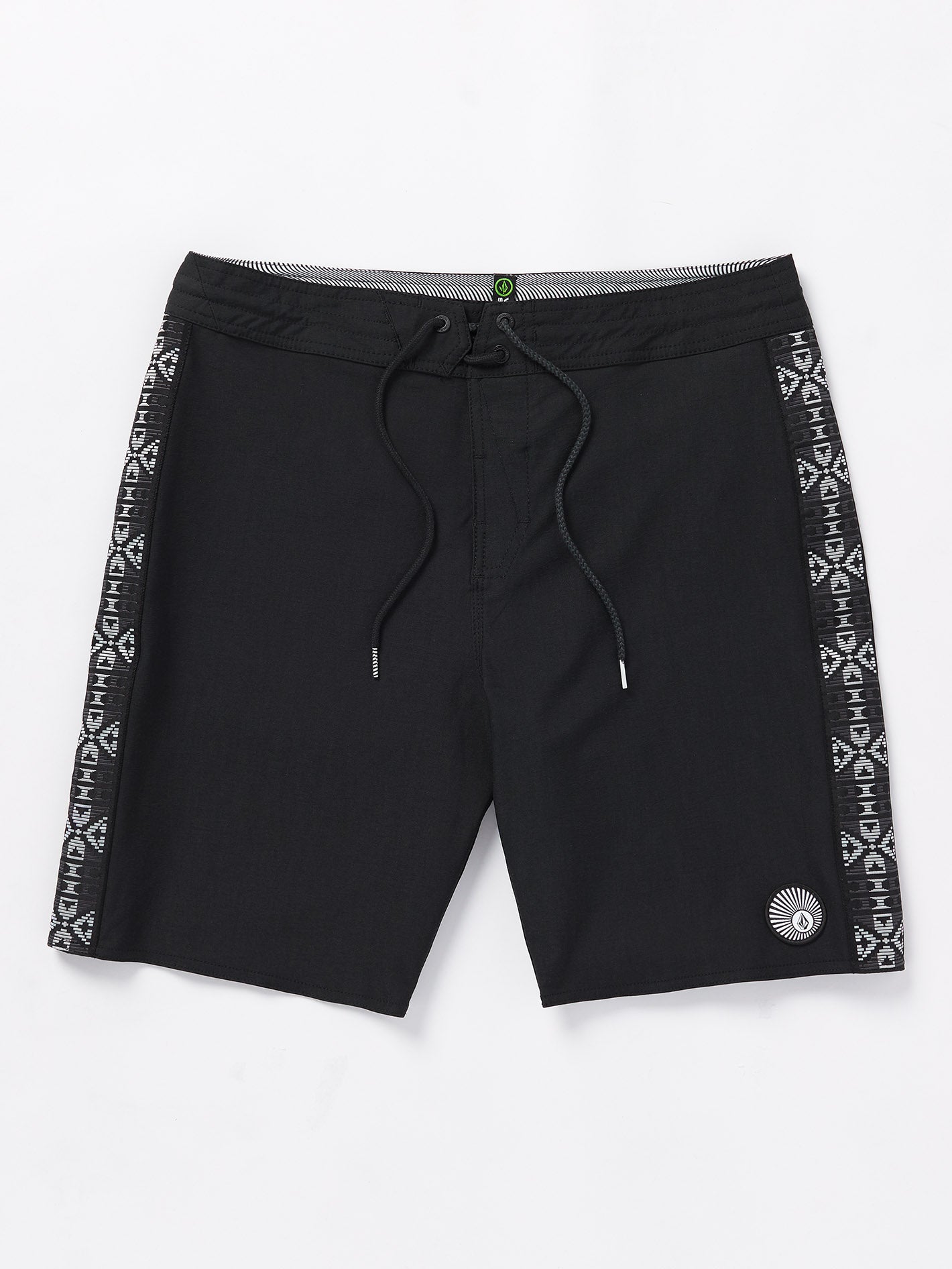 V Ent Hockey Dad Stoney 19" Boardshort - BLACK