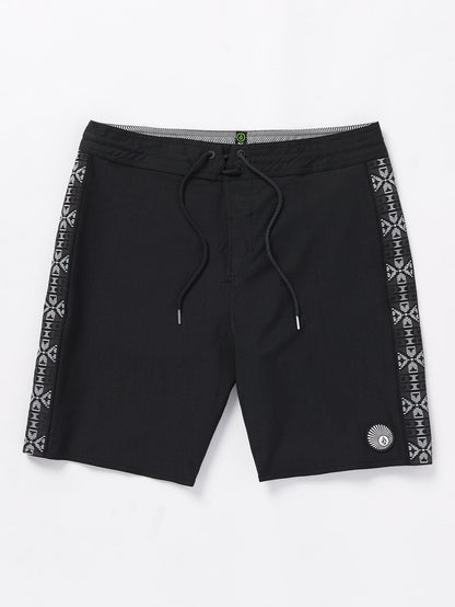 V Ent Hockey Dad Stoney 19" Boardshort - BLACK