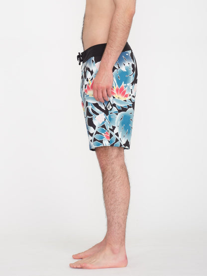 Leaf It Mod 19" Boardshort - BLACK