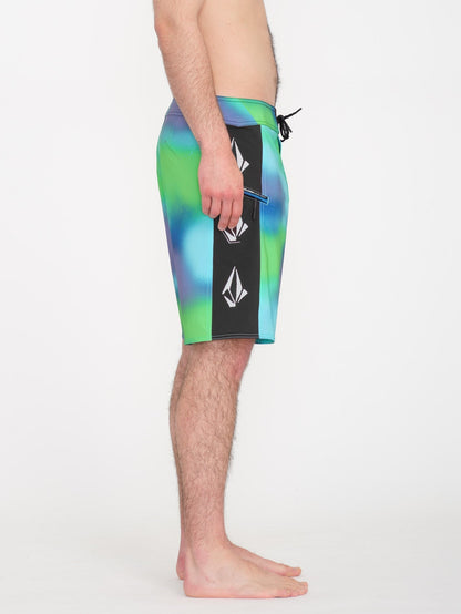 Lido Iconic Mod 19" Boardshort - ELECTRIC GREEN