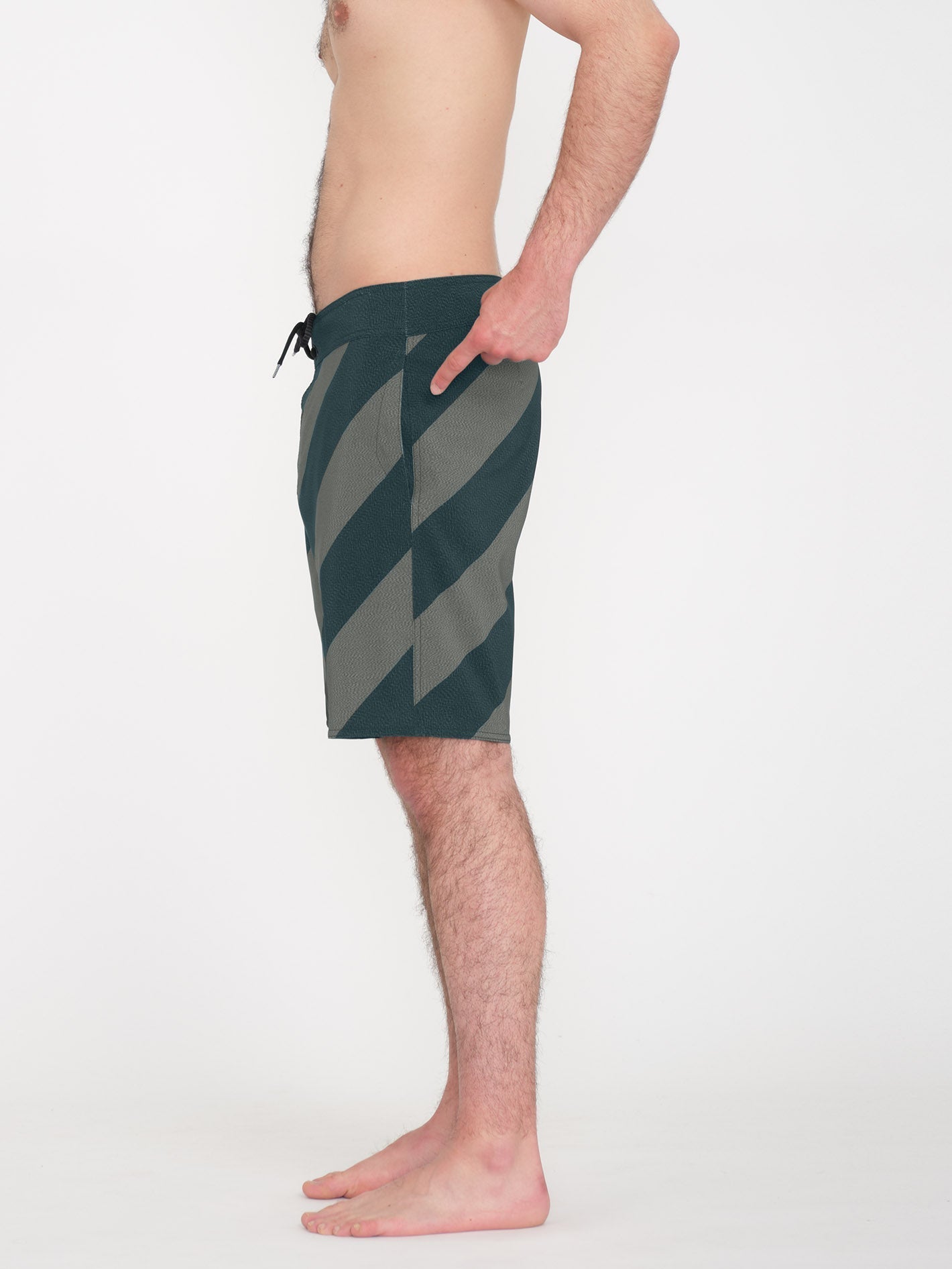 Quarta Static Mod 19" Boardshort - BLACK