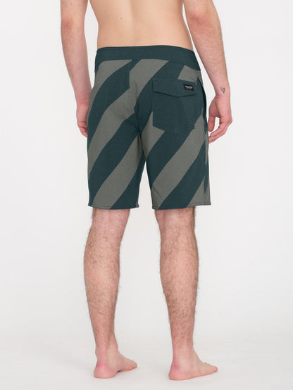 Quarta Static Mod 19" Boardshort - BLACK