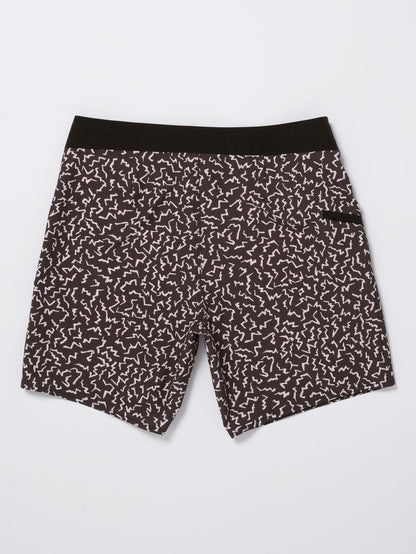 Asphalt Beach Mod 18" Boardshort - BLACK