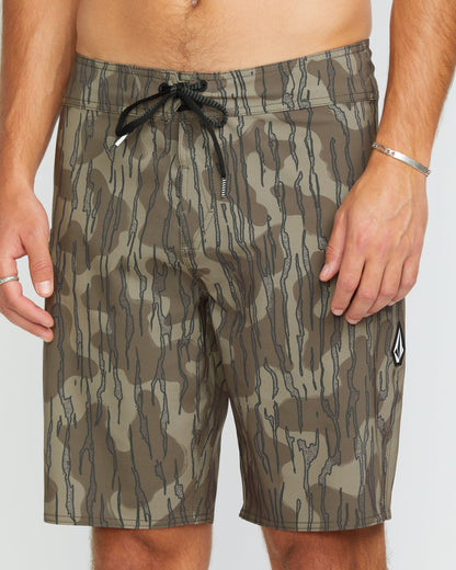 Lido Solid Mod 20" Boardshort - BRINDLE