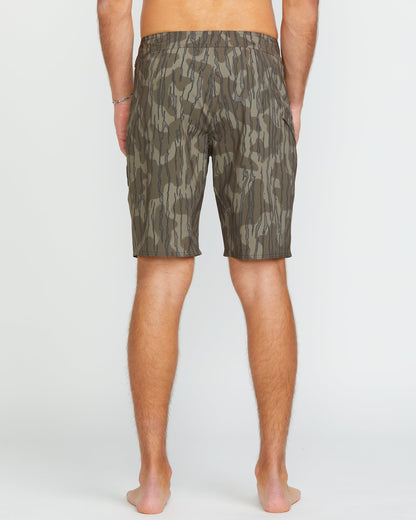 Lido Solid Mod 20" Boardshort - BRINDLE