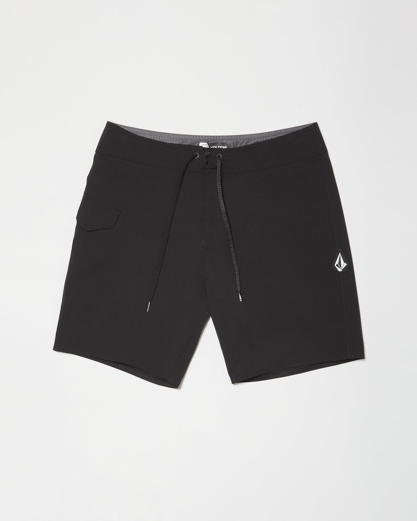 Lido Solid Mod 18" Boardshort - BLACK