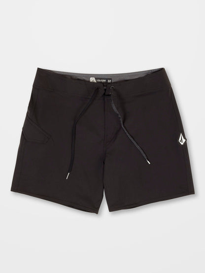 Lido Solid Mod 16" Boardshort - BLACK