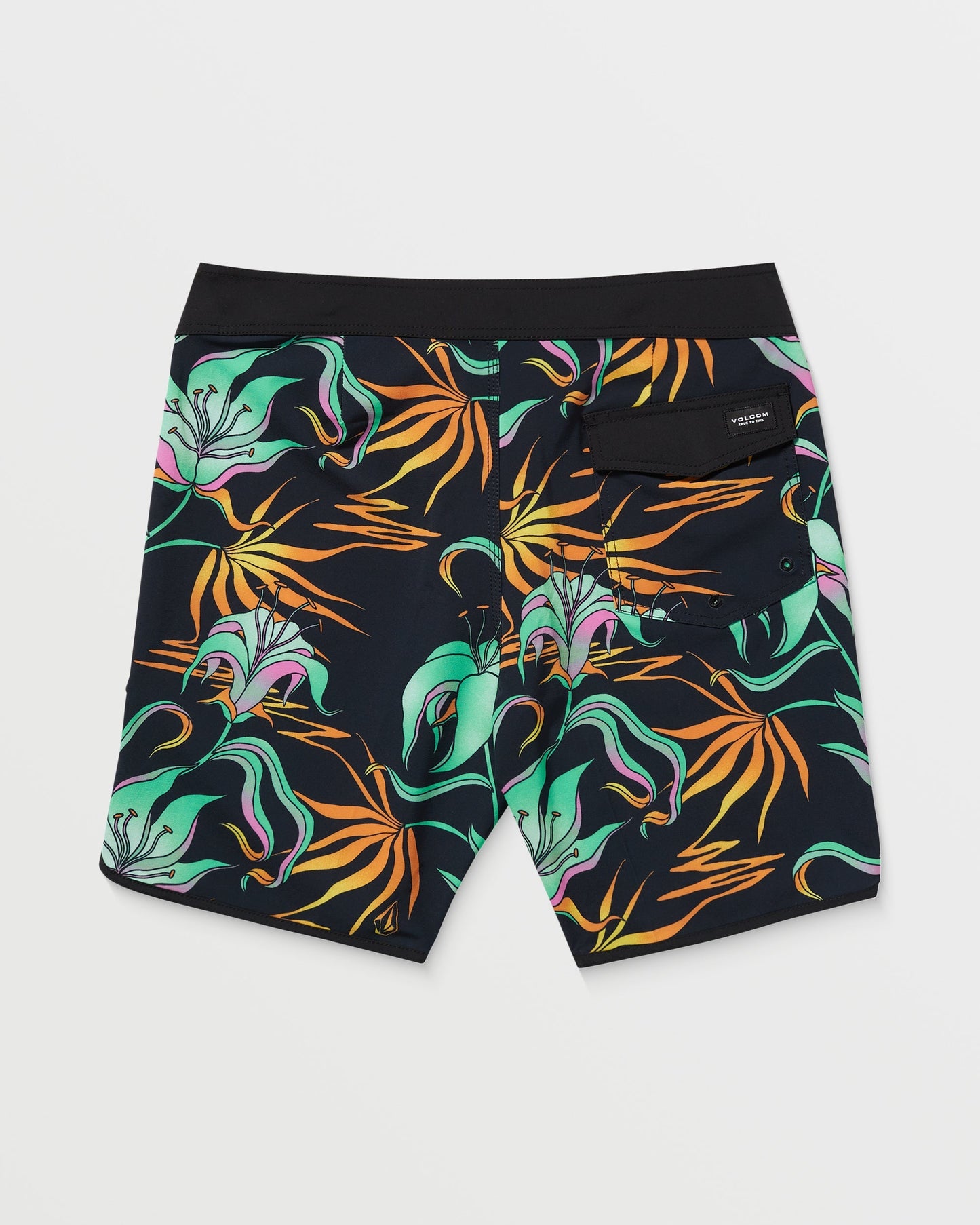 Infuse Scallop Mod 19" Boardshort - Black Green
